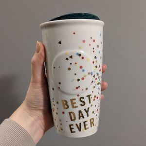 COPY - Starbucks "Best Day Ever" ceramic tumbler